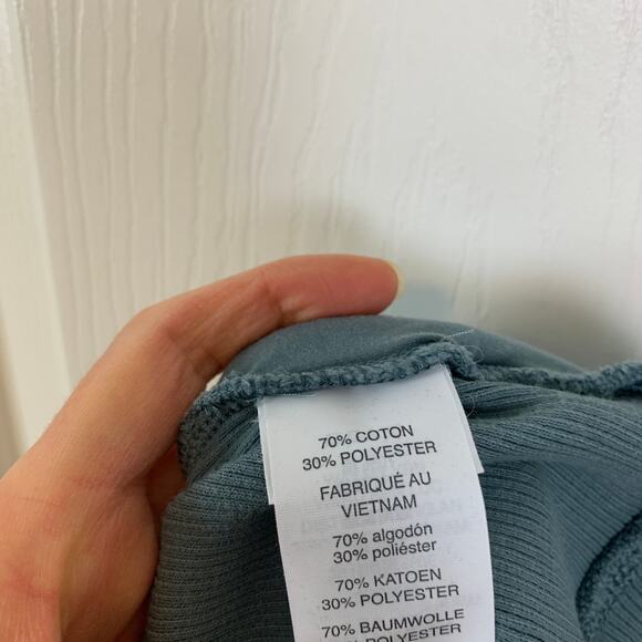 Vuori Sedona Rib Half Zip Sweatshirt Jacket Smoke Blue Size XS - Picture 7 of 9